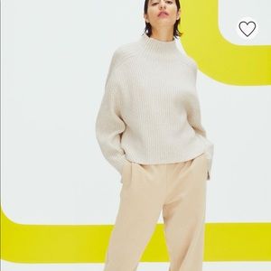 H&M Ribbed mocked turtleneck sweater NWT
